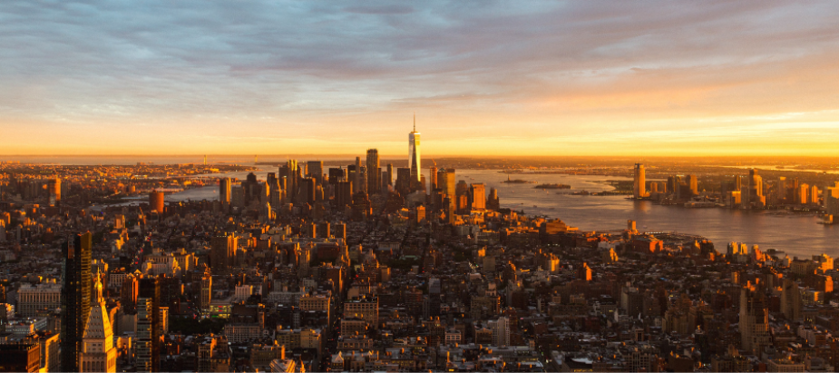 Downtown NYC skyline