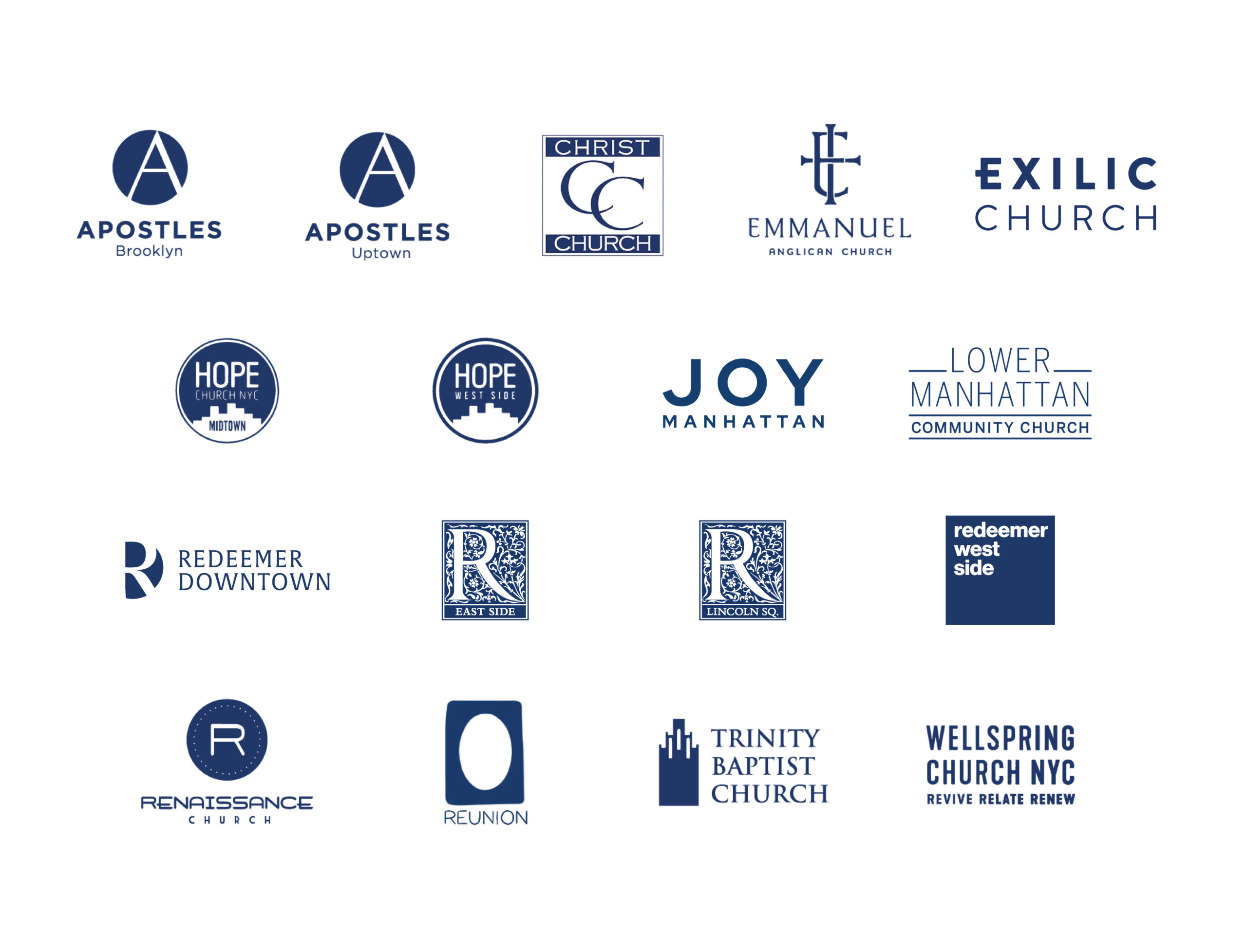 HFNY church partner logos 2025