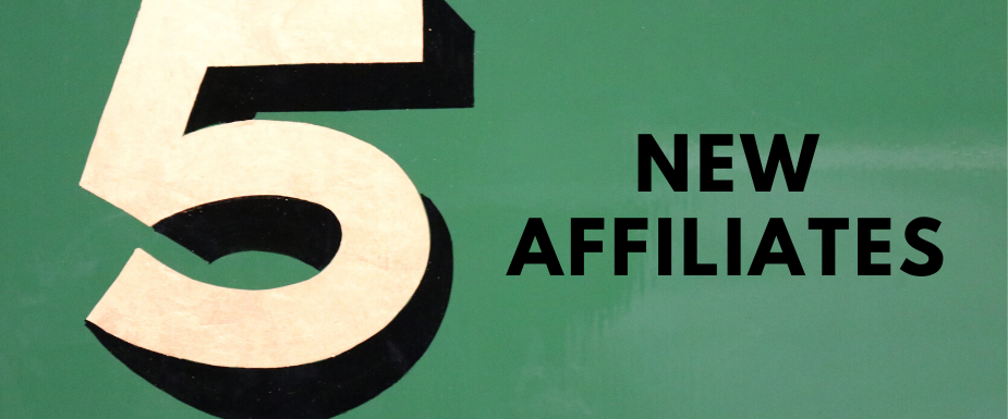Announcing: Five New Affiliates!