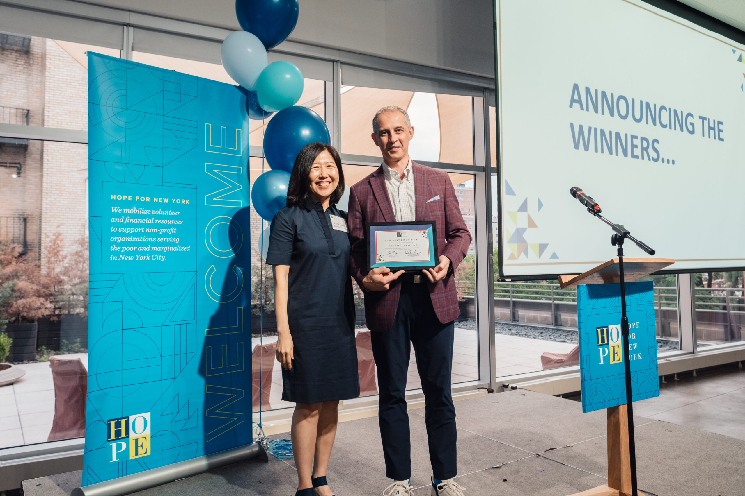 Pitch Night 2025 Winner: New Life of NYC, Inc.